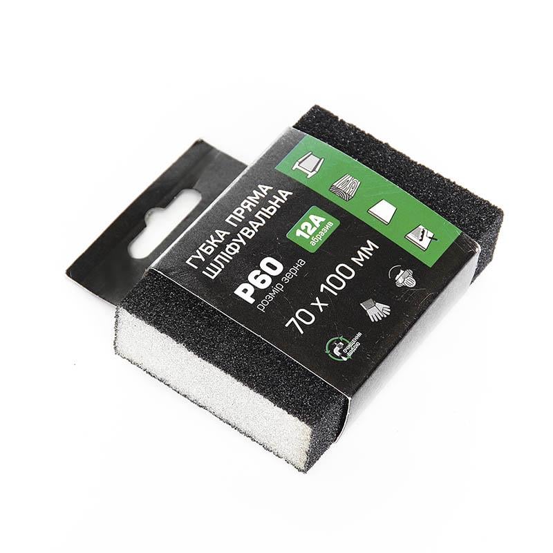 Губка шлифовальная Apro четырехсторонняя прямая P60 (828091)