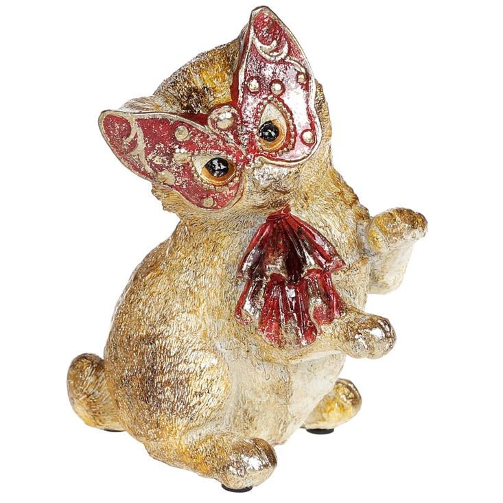 Декоративная статуэтка BonaDi Кошка в маске (419-152)