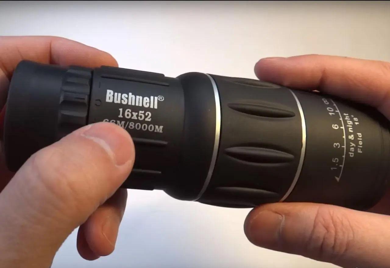 Монокуляр Bushnell 16x52 для охоты/для рыбалки/туризма - фото 9