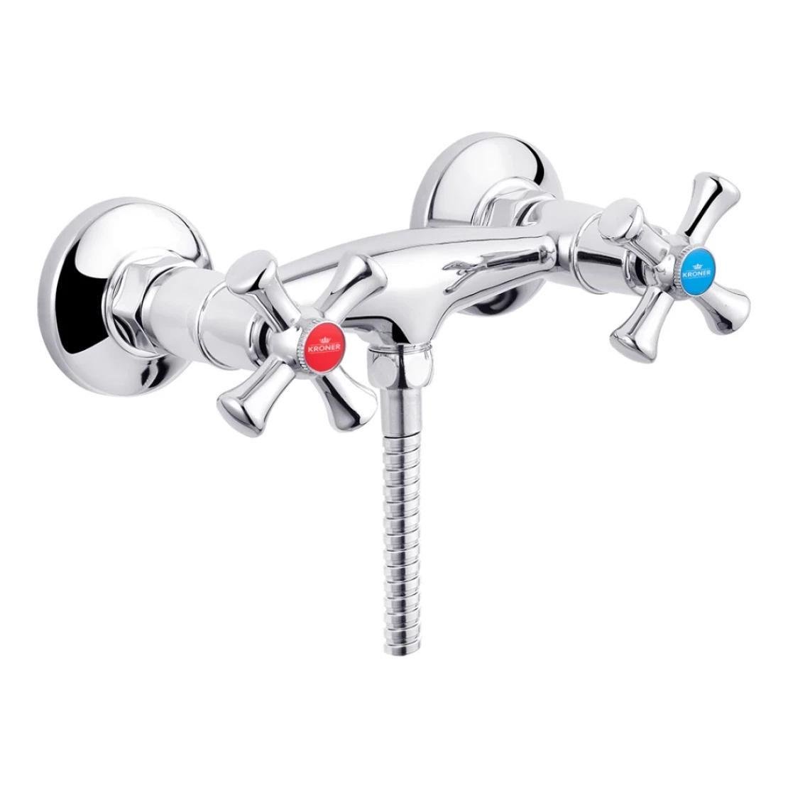 Смеситель для душа Kroner KRM Rhein C050 без излива Хром (CV019665)
