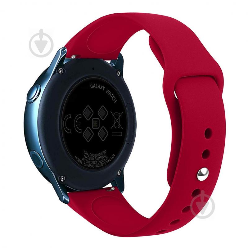 Ремешок BeWatch для Samsung Galaxy watch Active Красный (1010303) - фото 2