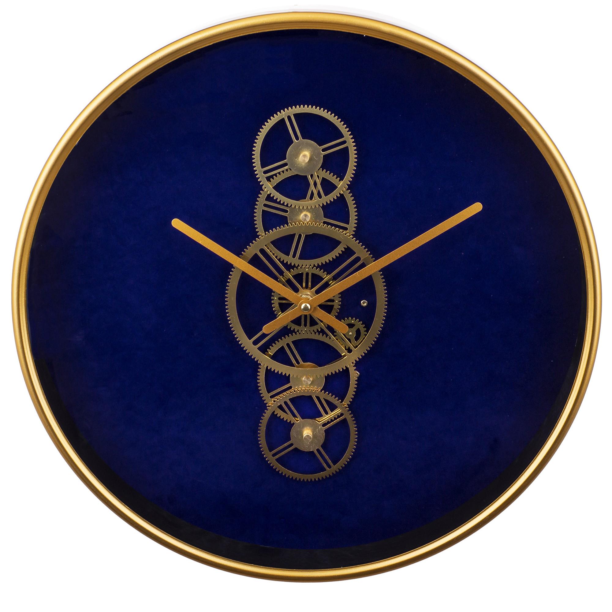 Годинник настінний металевий 45,5x45,5x7,5 см (147324)