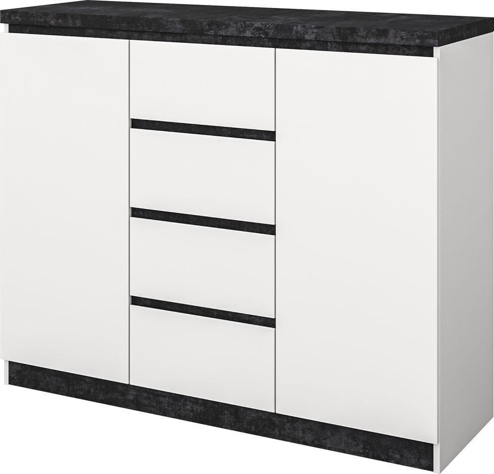 Комод Мия 2-дверный с 4 ящиками Нимфея альба (000-000-213) Комод Мия 2-дверный с 4 ящиками Нимфея альба (000-000-213)