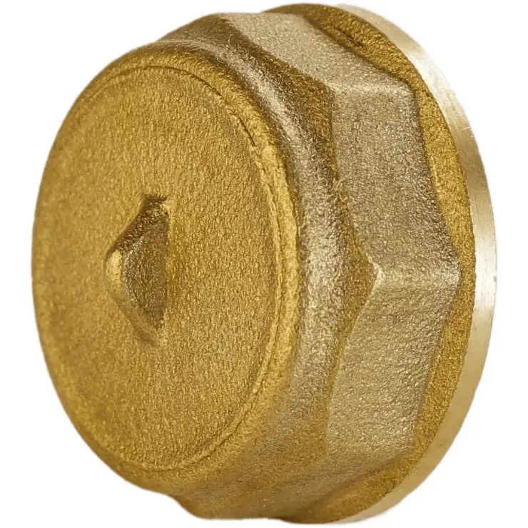 Заглушка штампованная VA А1012 2″ ВР латунная (GSR-000025659)
