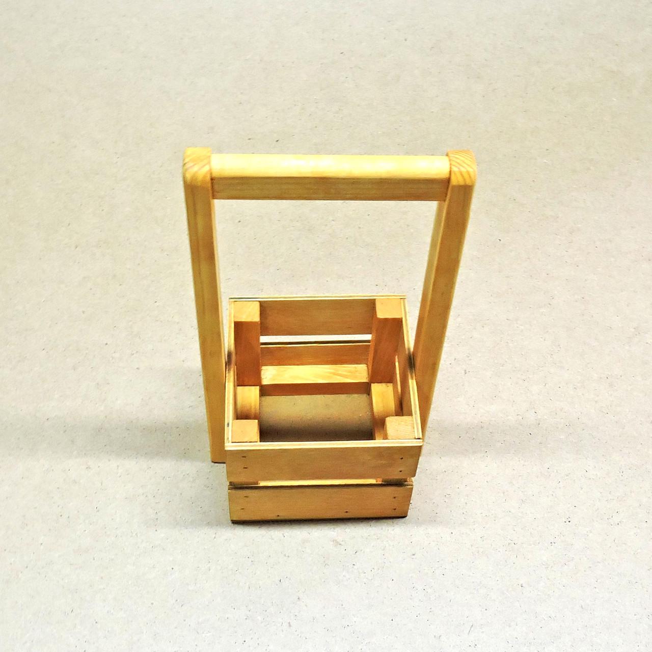 Корзинка подарочная из дерева Шервуд 12х12 см Карри (ПДК-0021103) - фото 7 Корзинка подарочная из дерева Шервуд 12х12 см Карри (ПДК-0021103) - фото 7