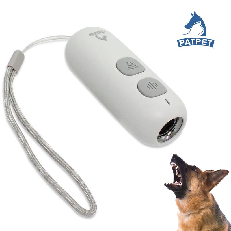 Відлякувач собак з ліхтариком ультразвуковий Patpet Ultrasonic Dog Trainer U30 (U-30) - фото 2