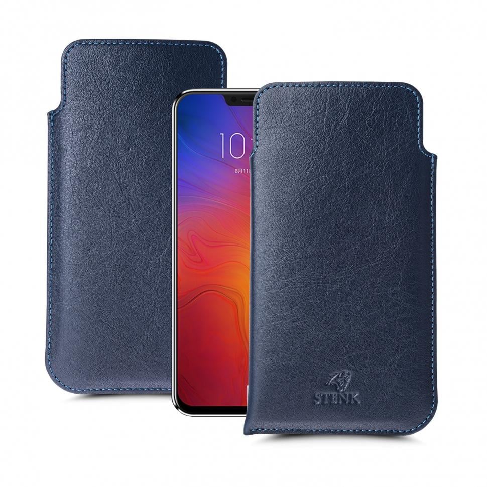 Футляр Stenk Elegance для Lenovo Z5 Синий (62394)