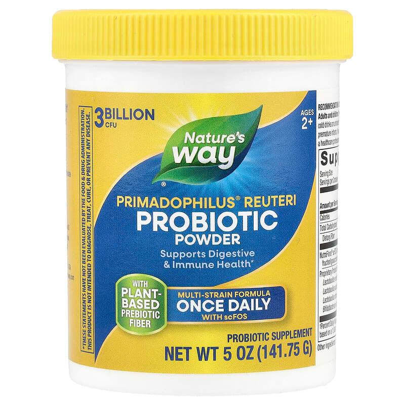 Пробиотики 3 млрд в порошке Nature's Way Primadophilus Reuteri Probiotic 141,75 г (2851234796)