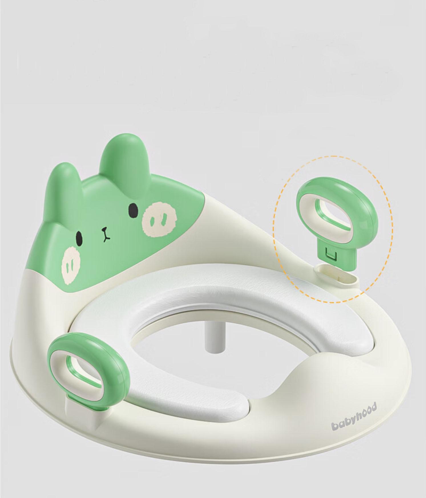 Накладка на унітаз Зайчик Babyhood BH-134G Зелений (29397284) - фото 3