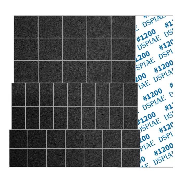 Шліфувальний папір DSPIAE MSP-ES12 зернистість 1200 70x80 мм 5 шт.