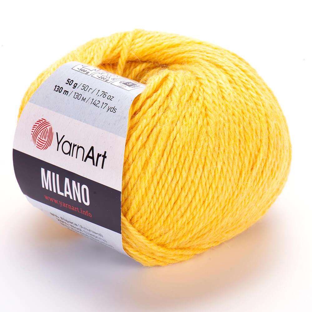 Пряжа YarnArt Milano 863 Желтый (6150)