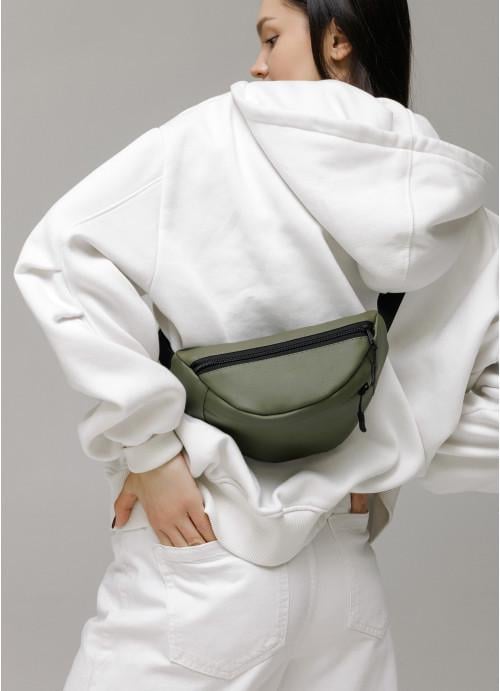 Поясная женская сумка Sambag экокожа/водостойкая Хаки (2618898447)