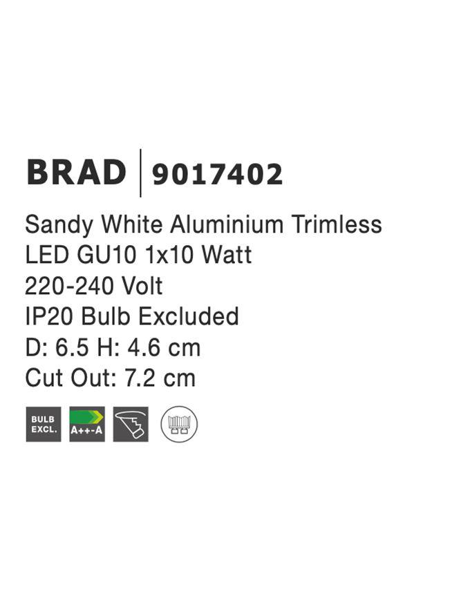 Светильник встроенный Nova Luce Brad (9017402) - фото 5