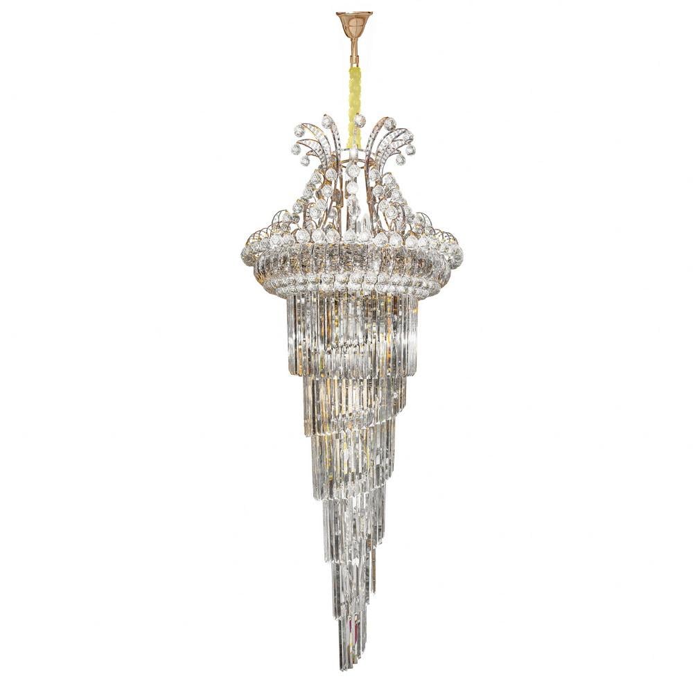 Люстра подвесная хрустальная Brille BCL-696S/35 E14 SGD для холла