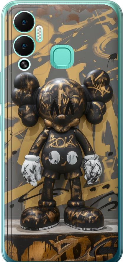 Чехол на Infinix Hot 12 Play Bronze kaws (6097u-2759-42517)