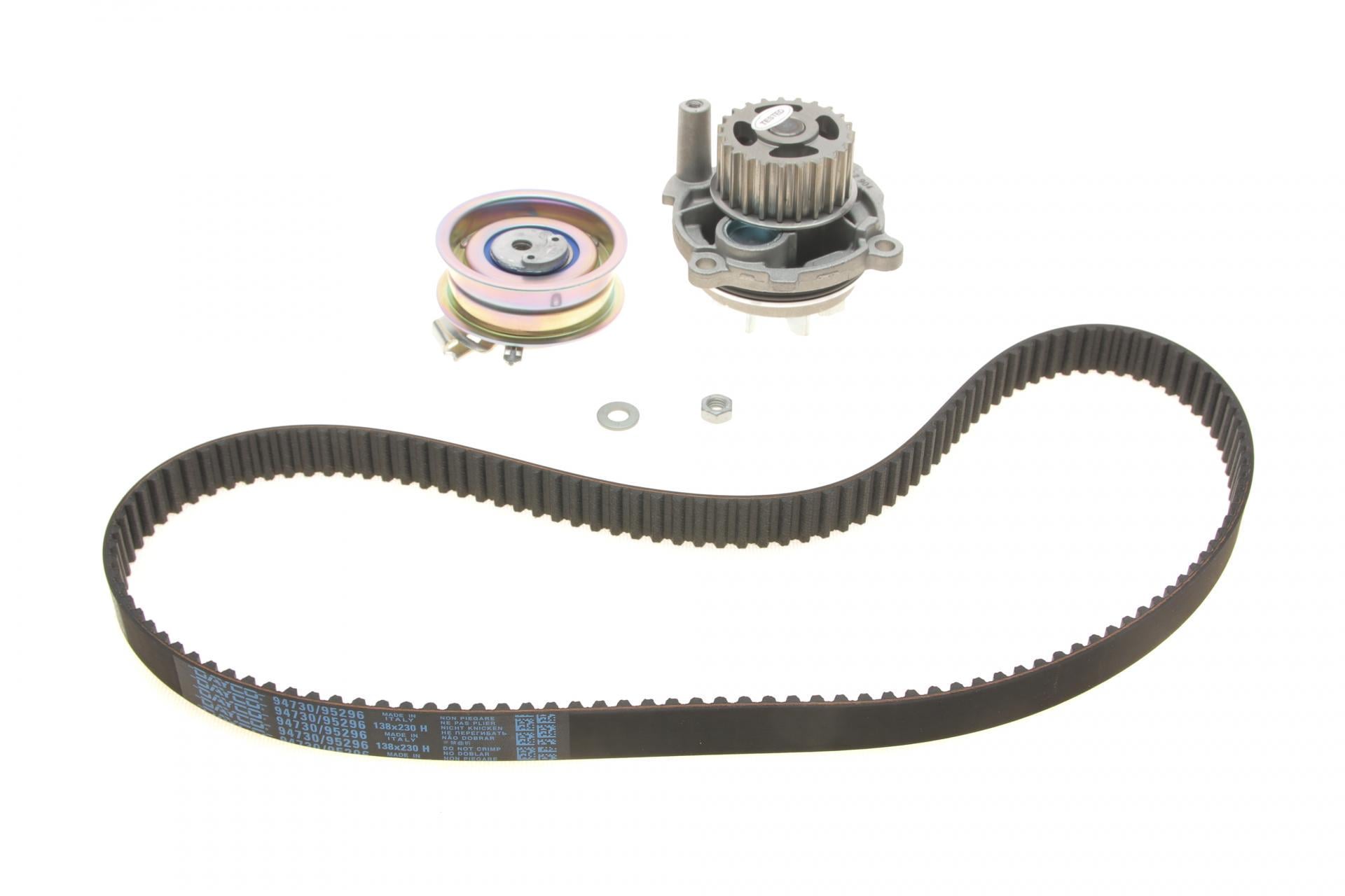 Комплект ГРМ с помпой Audi A3/A4/Seat Ibiza/Skoda Octavia/VW Caddy/Golf/Passat 1.6 95-138x23PA904 (KP904-1 GRAF)