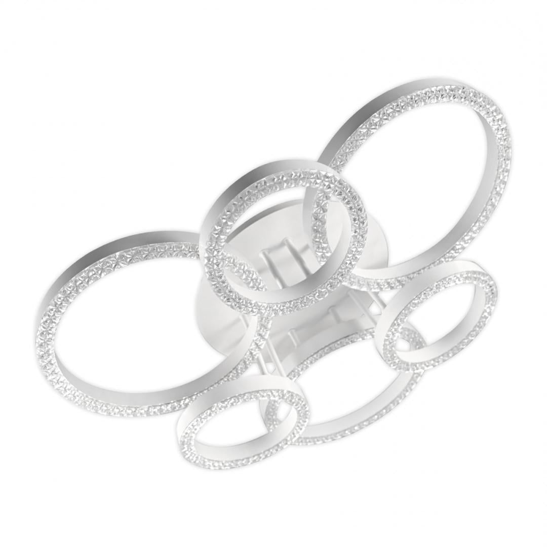 Люстра CT-R-120-WH LED 120Вт 3000-6000К 300-9600 Лм пульт Белый (V6919120233325)