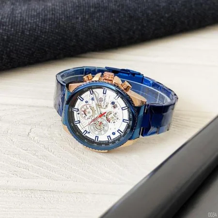 Наручний годинник Forsining 6909 Blue/Cuprum/White - фото 5 Наручний годинник Forsining 6909 Blue/Cuprum/White - фото 5