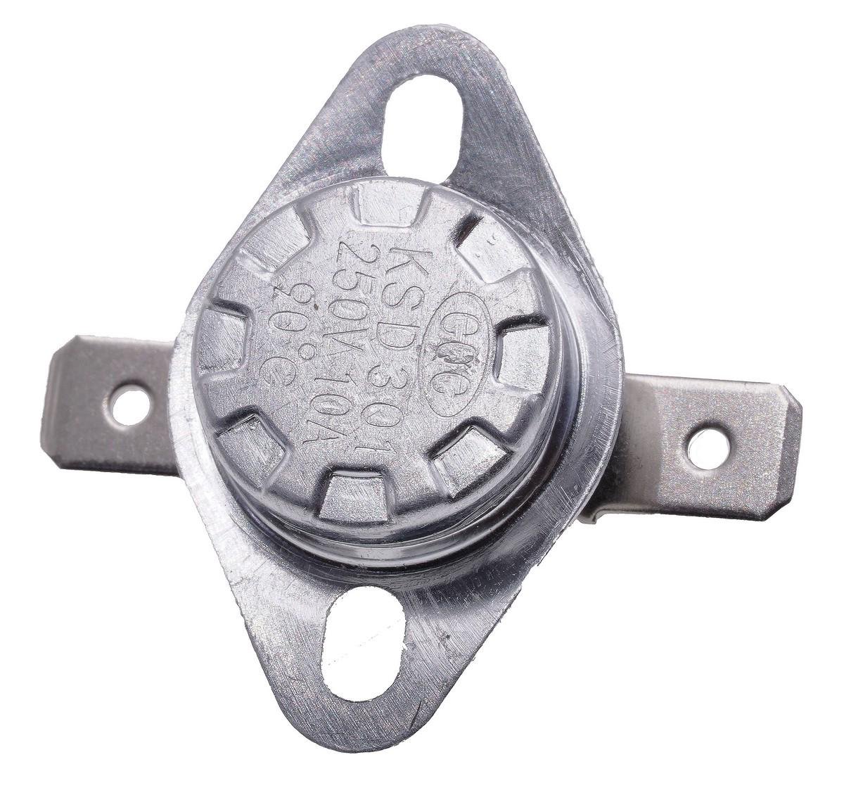 Термореле с кнопкой для утюгов и обогревателей KSD 301 90 C 10A 250V (tr070) - фото 3 Термореле с кнопкой для утюгов и обогревателей KSD 301 90 C 10A 250V (tr070) - фото 3