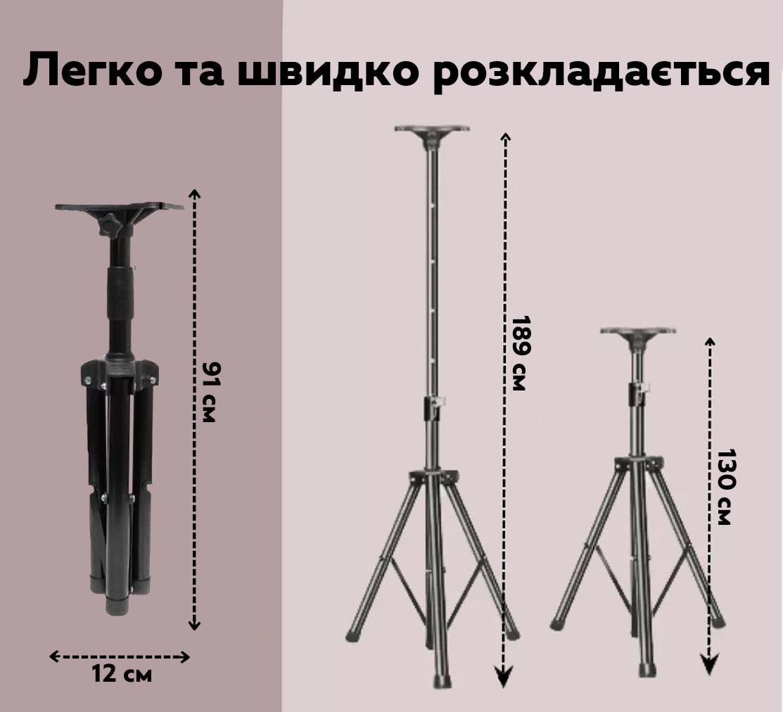 Стійка для акустичних систем RIAS SP-502M 189 см Black (3_05434) - фото 7