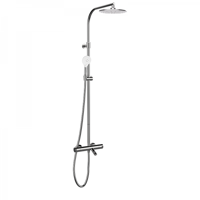 Душевая система GRB Time с термостатом и верхним душем D250 мм Хром (47450470TL)