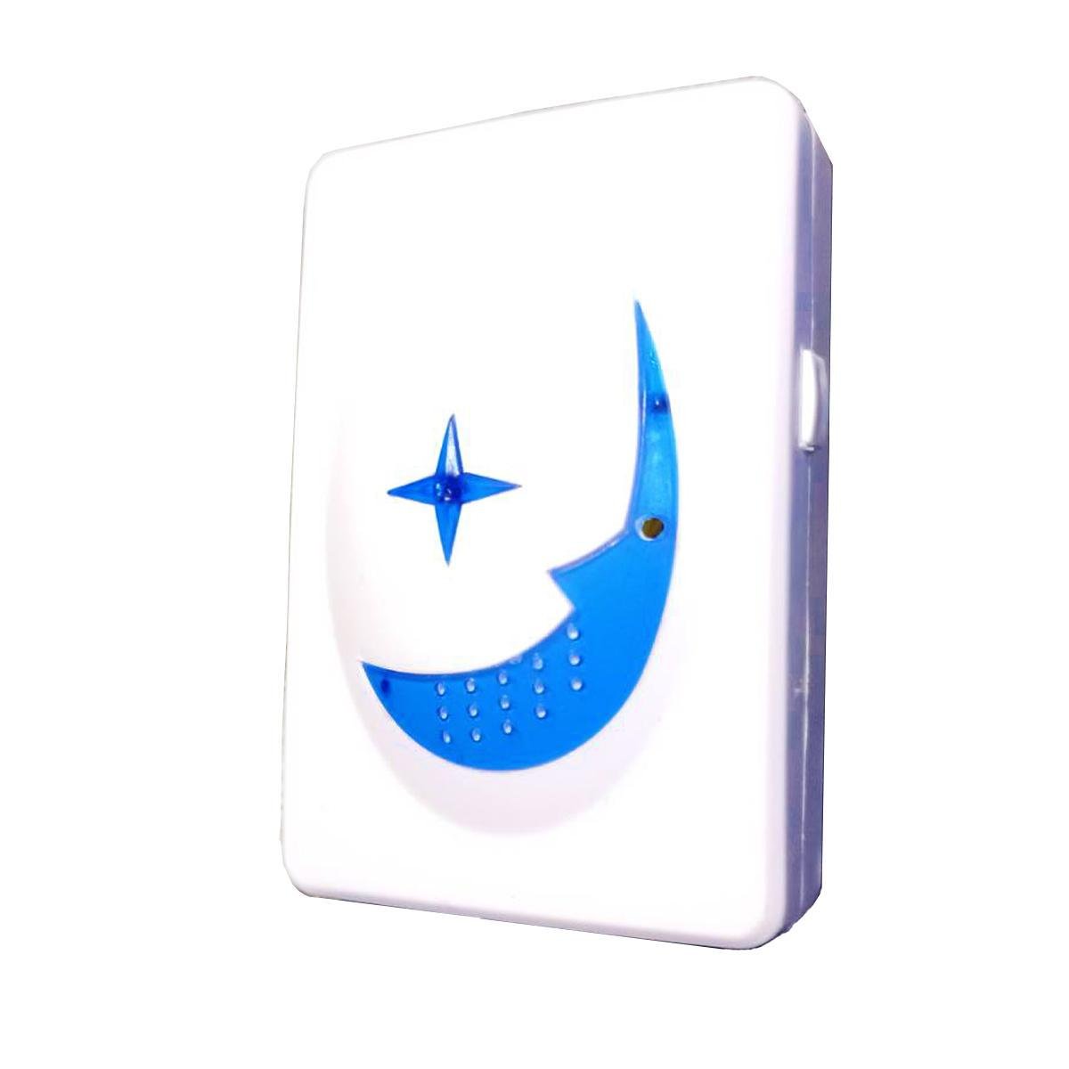 Дзвінок дверний бездротовий DRSCKN DC-7105 WL-642 32 мелодії на батарейках White/Blue (200292) - фото 3 Дзвінок дверний бездротовий DRSCKN DC-7105 WL-642 32 мелодії на батарейках White/Blue (200292) - фото 3