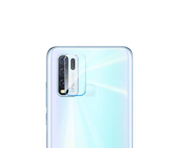 Противоударная гидрогелевая пленка Hydrogel Film для vivo Y20s на камеру 3 шт, Transparent