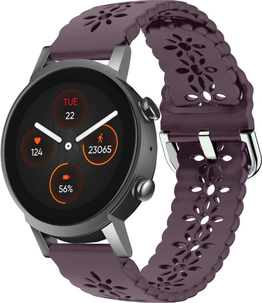 Ремінець Trase для Mobvoi TicWatch E3 Plum (28879-3D) Ремінець Trase для Mobvoi TicWatch E3 Plum (28879-3D)