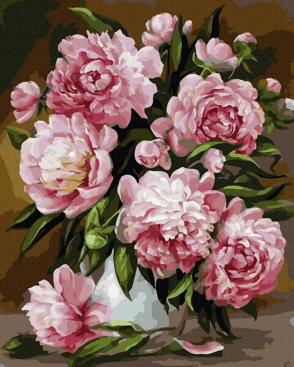 Картина по номерам Brushme Магия пионов 40x50 см (BRM39416)