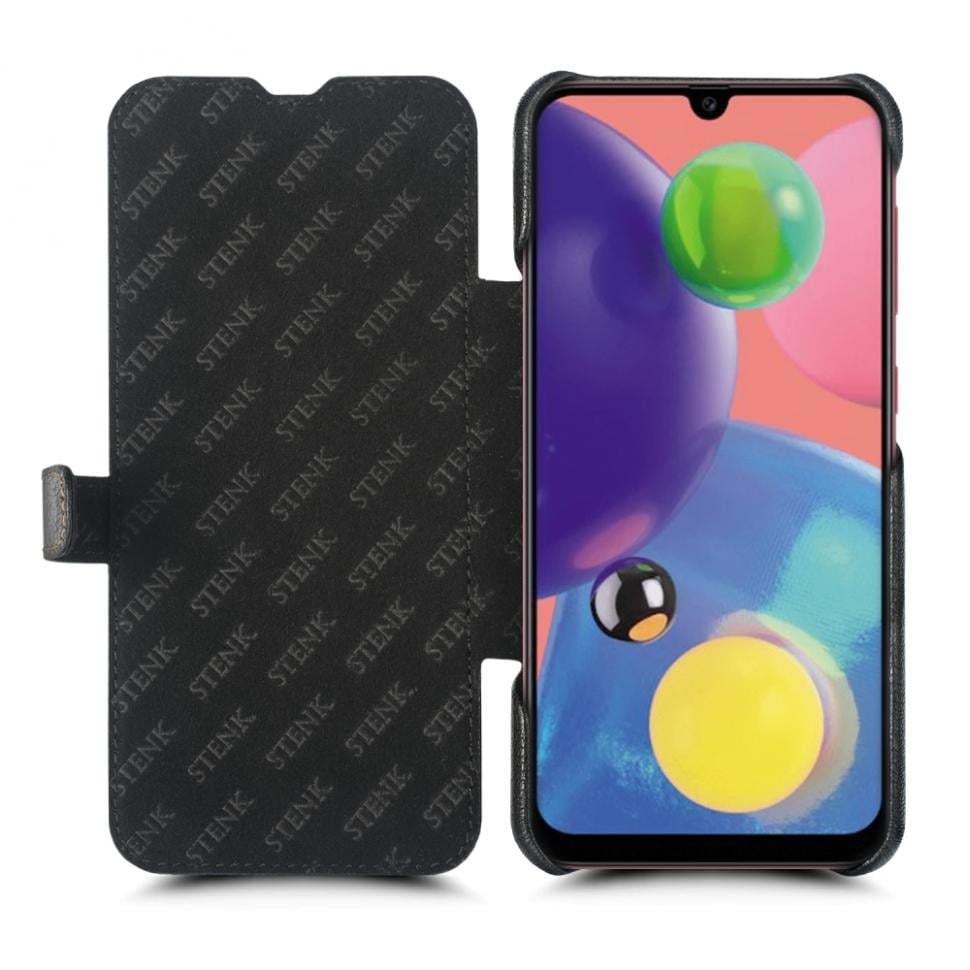 Чехол книжка Stenk Premium для Samsung Galaxy A70s Черный (68565)