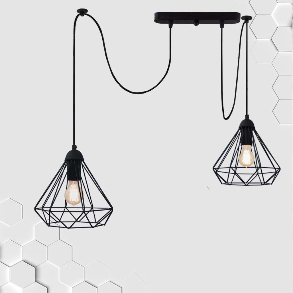 Люстра Levistella Diamond/SP-2 Black - фото 1 Люстра Levistella Diamond/SP-2 Black - фото 1