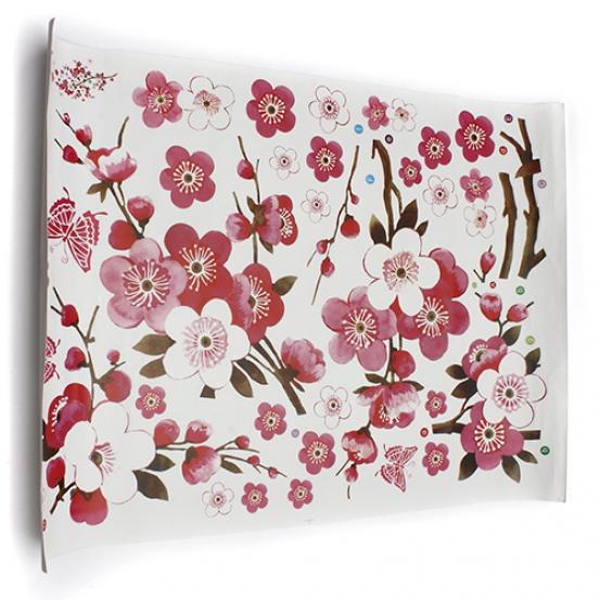 Наклейка интерьерная на стену Green Life Цветущий персик 75х165 см (AY9053) - фото 7 Наклейка интерьерная на стену Green Life Цветущий персик 75х165 см (AY9053) - фото 7