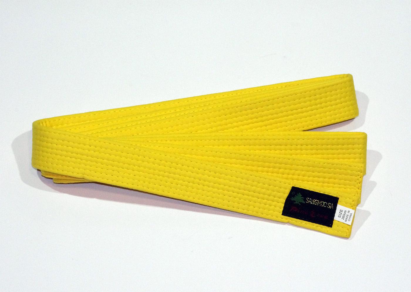 Пояс для единоборств Pine Tree 260 см Желтый (56892)