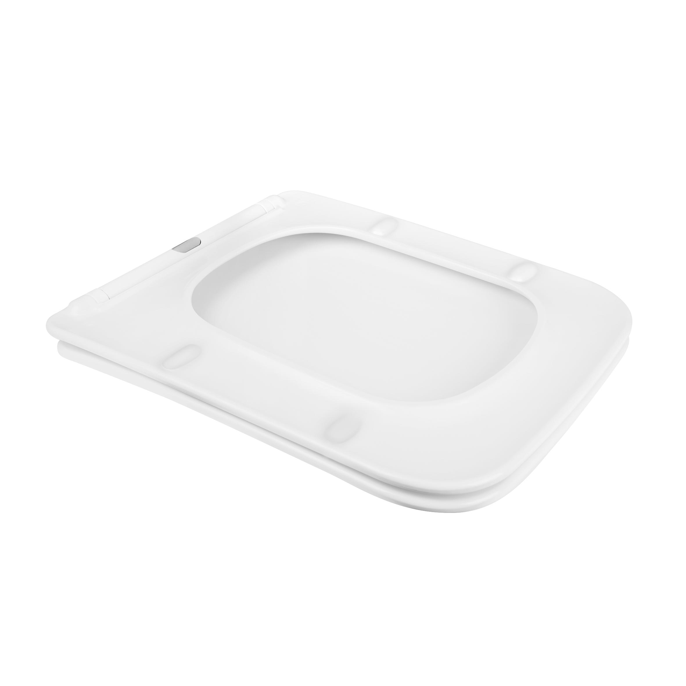 Унитаз-компакт Qtap Kalao безободковый с сиденьем Soft-close (QT08221213AW) - фото 7