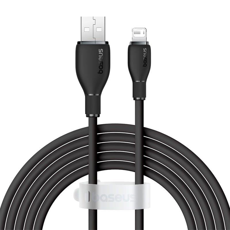 Кабель для зарядки і передачі даних Baseus Lightning Pudding Series Fast Charging Cable 2м Чорний (P10355700111-01)