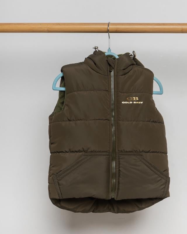 Безрукавка на флисе 116 см Хаки (БФК86-134-д)