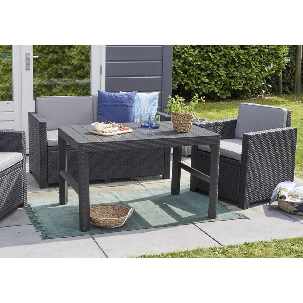 Стол садовый Keter Lyon Графитовый (232300) - фото 18 Стол садовый Keter Lyon Графитовый (232300) - фото 18