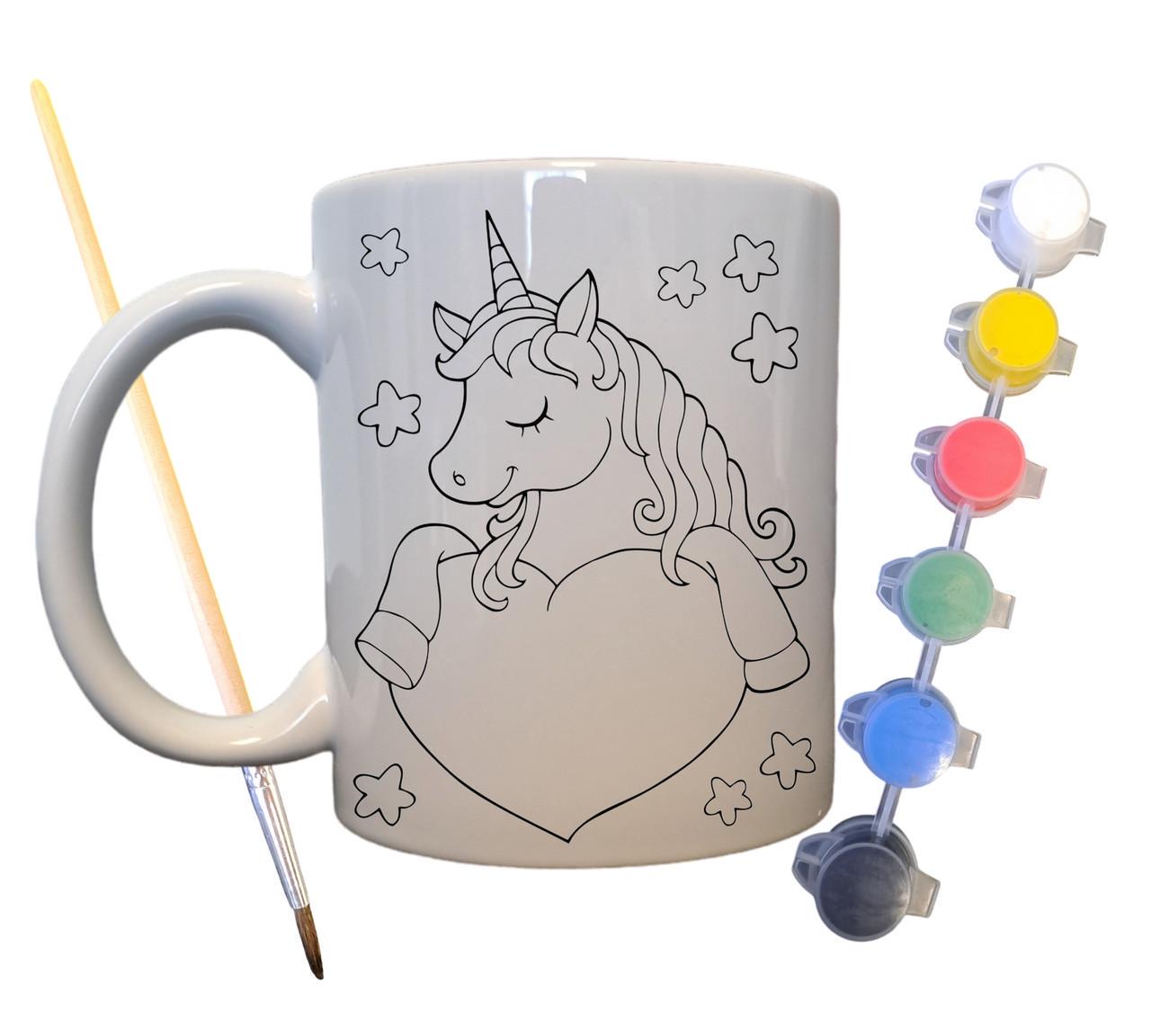 Набір для творчості кружка розмальовка З Днем народження 330 мл Білий (КР0061) - фото 2