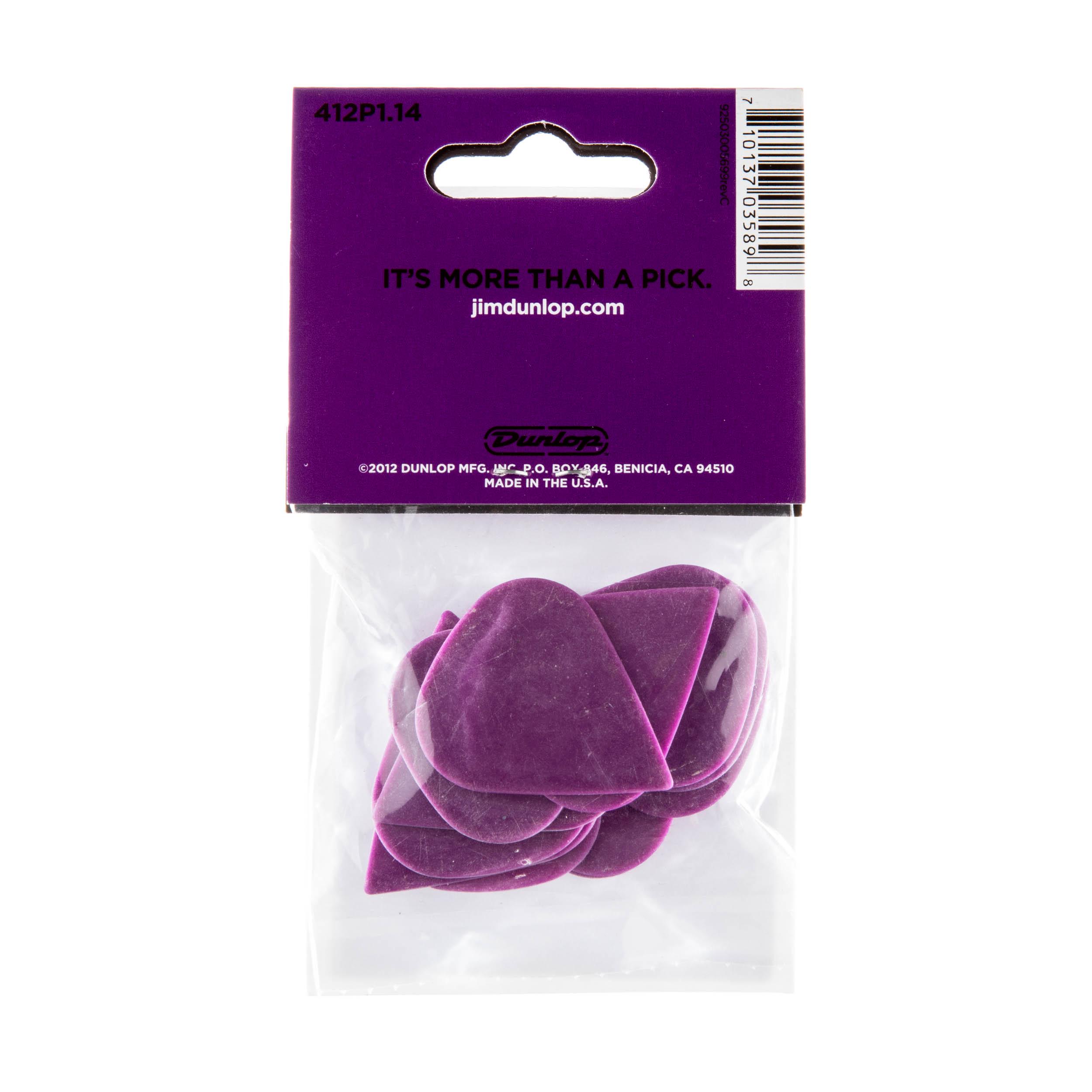Медиатор Dunlop 412P1.14 Tortex Sharp 1,14 мм 12 шт. (122929) - фото 5