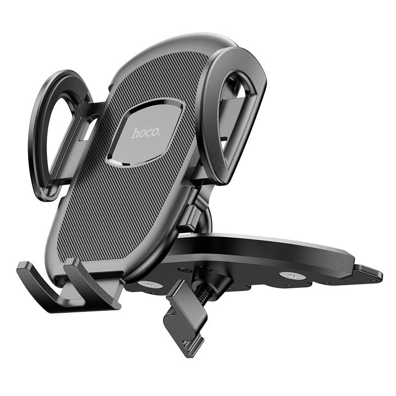 Тримач для телефону в машину Hoco General car holder H11 CD slot 4,7-7" Black