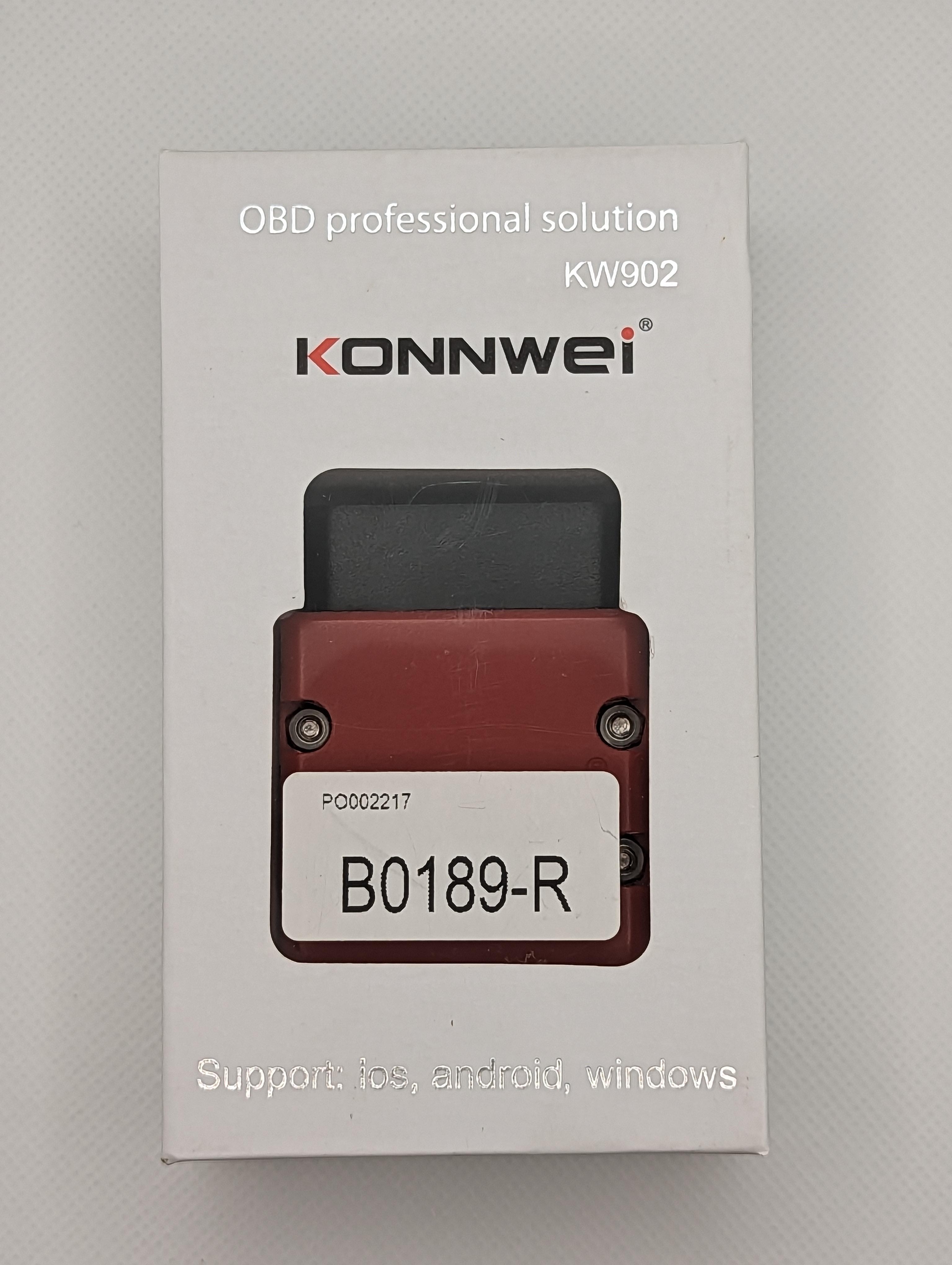 Сканер диагностический Konnwei KW 902 BT 5.0 для iOS и Android - фото 4