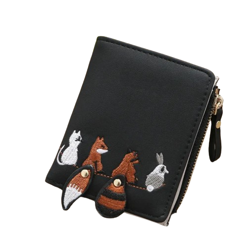 Кошелек женский 11,5x11x2 см Черный (КШ51)