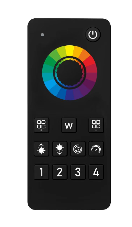 Пульт управления Prolum Series HomeLink 4-zone RGB Wi-Fi Tuya Touch Черный (29014720)
