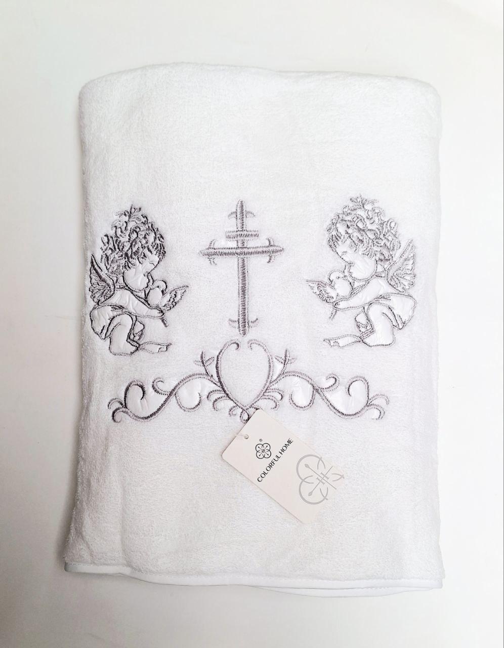 Крыжма Colorful Home с петелькой микрофибра 70х140 см Серебряный (1318) Крыжма Colorful Home с петелькой микрофибра 70х140 см Серебряный (1318)