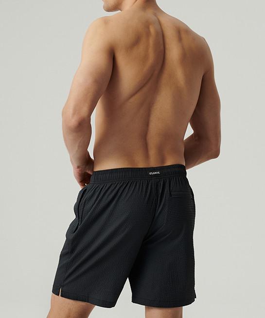 Шорти пляжні чоловічі Atlantic KMB-226 на шнурку з бічними кишенями XL Чорний (2596973295) - фото 2 Шорти пляжні чоловічі Atlantic KMB-226 на шнурку з бічними кишенями XL Чорний (2596973295) - фото 2