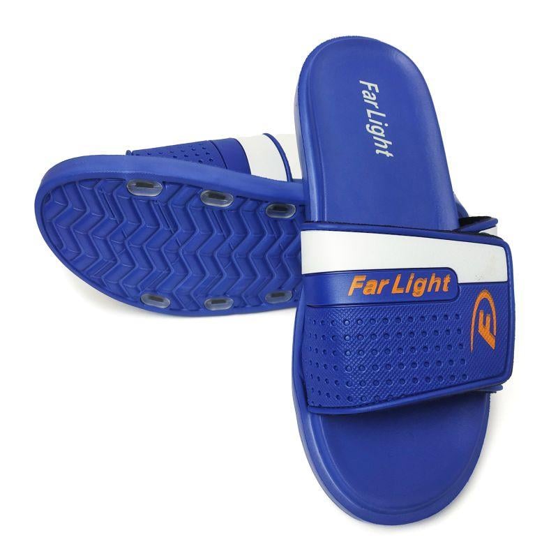 Шлепанцы мужские Lano Far-Light на липучке 8426 p. 40 25-25,5 см Синий