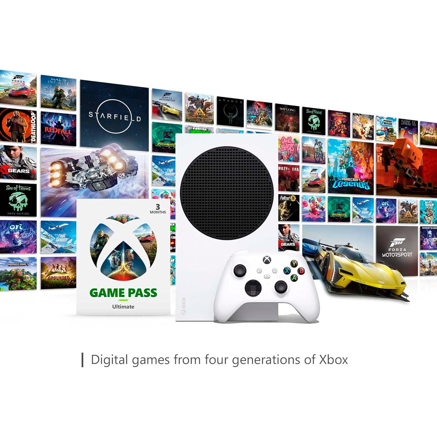 Игровая консоль Microsoft Xbox Series S/Game Pass Ultimate 3 Month 512 GB White (97038) - фото 11