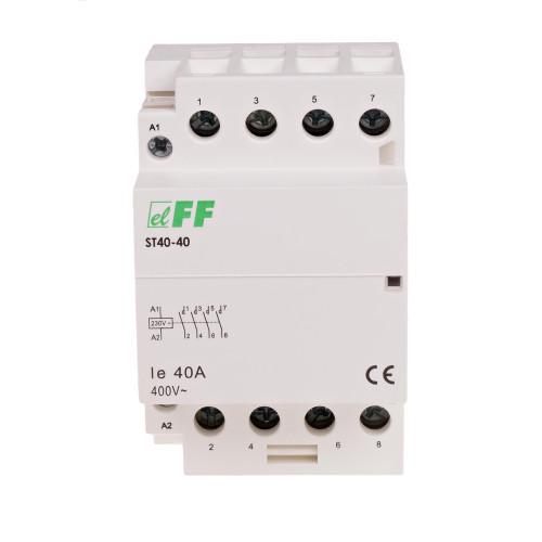 Контактор F&F ST40-40 220 В 40 A 4xNO (00000062620)