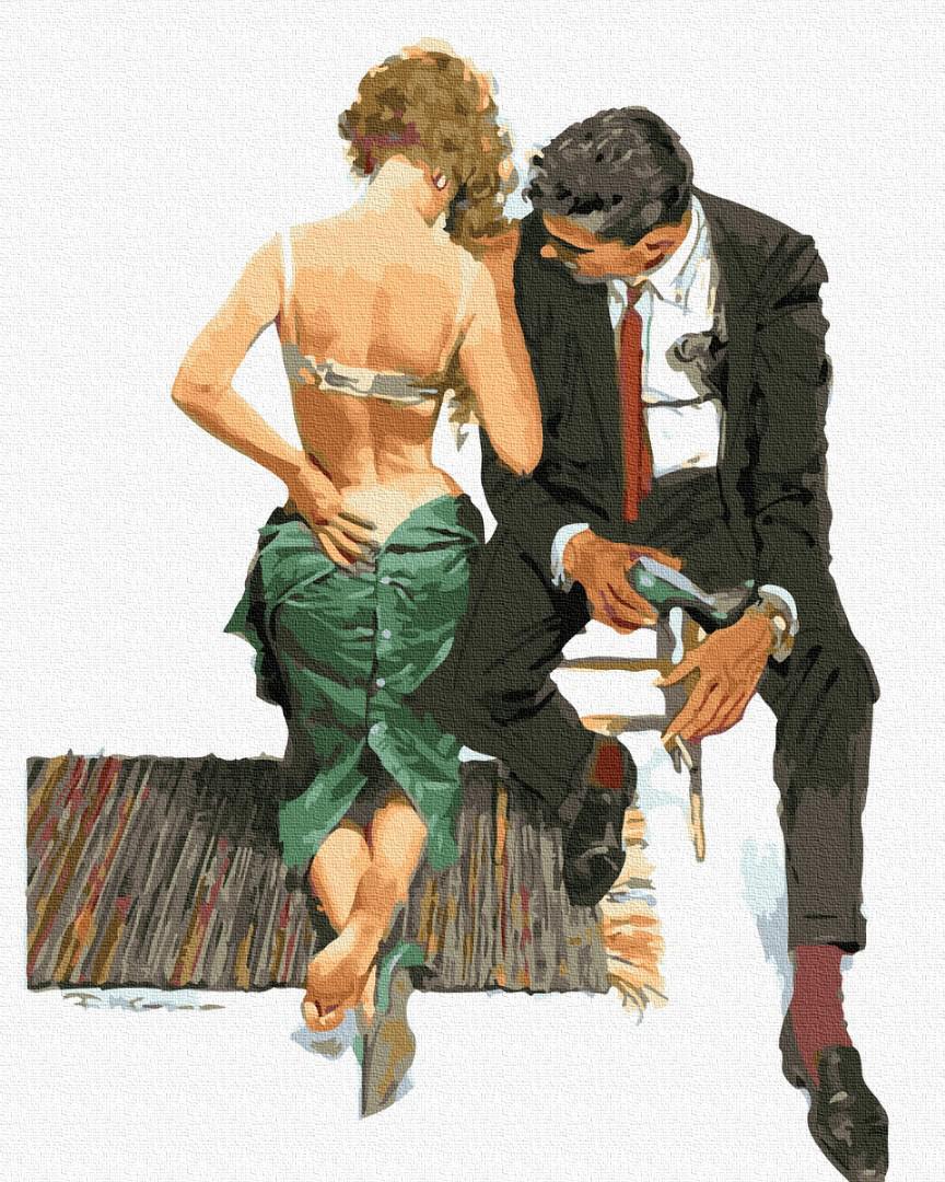 Картина по номерам Brushme Опасное знакомство 40х50 см в коробке (BRM37750) Картина по номерам Brushme Опасное знакомство 40х50 см в коробке (BRM37750)