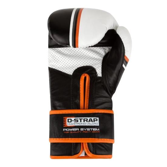 Боксерские перчатки PowerSystem PS 5006 Contender Line 16 унций Black/Orange (PS-5006_16oz_Black/Orange _bes315) - фото 3